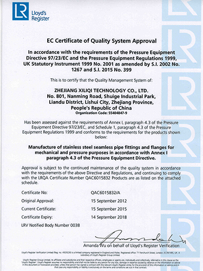 Certificaciones